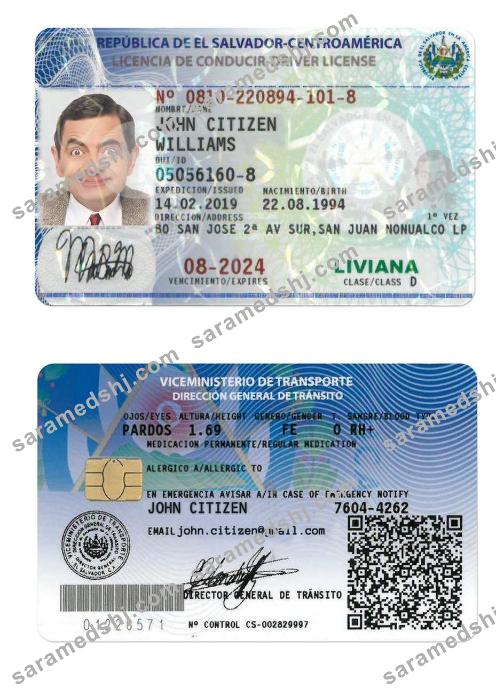 ELSALVADOR driving license